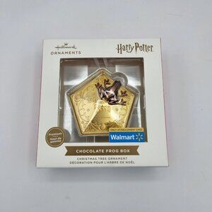 Hallmark Harry Potter Chocolate Frog Box 2025 Premium Metal Red Box Ornament New